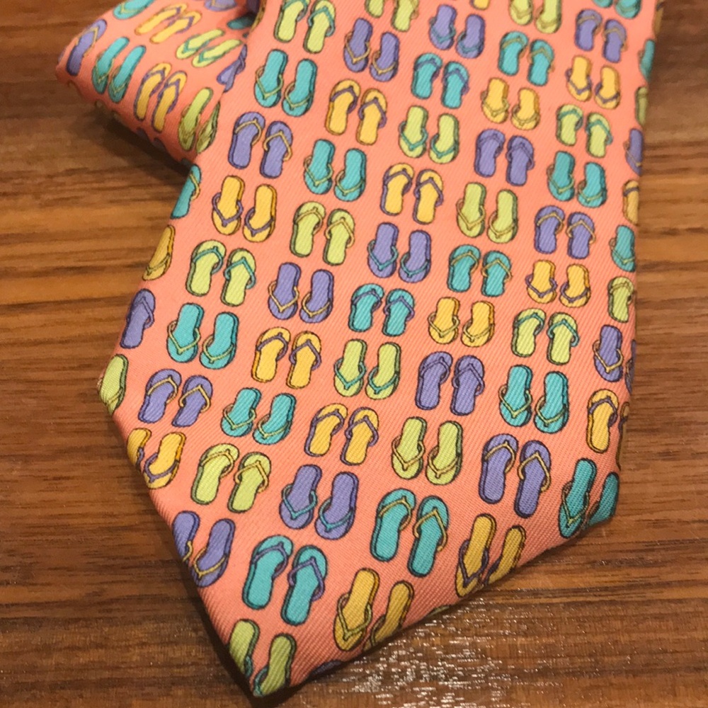 EUC fun beachy Child’s silk neck tie - Picture 3 of 7